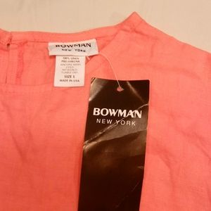 Bowman New York NWT 100"LINEN pre shrunk